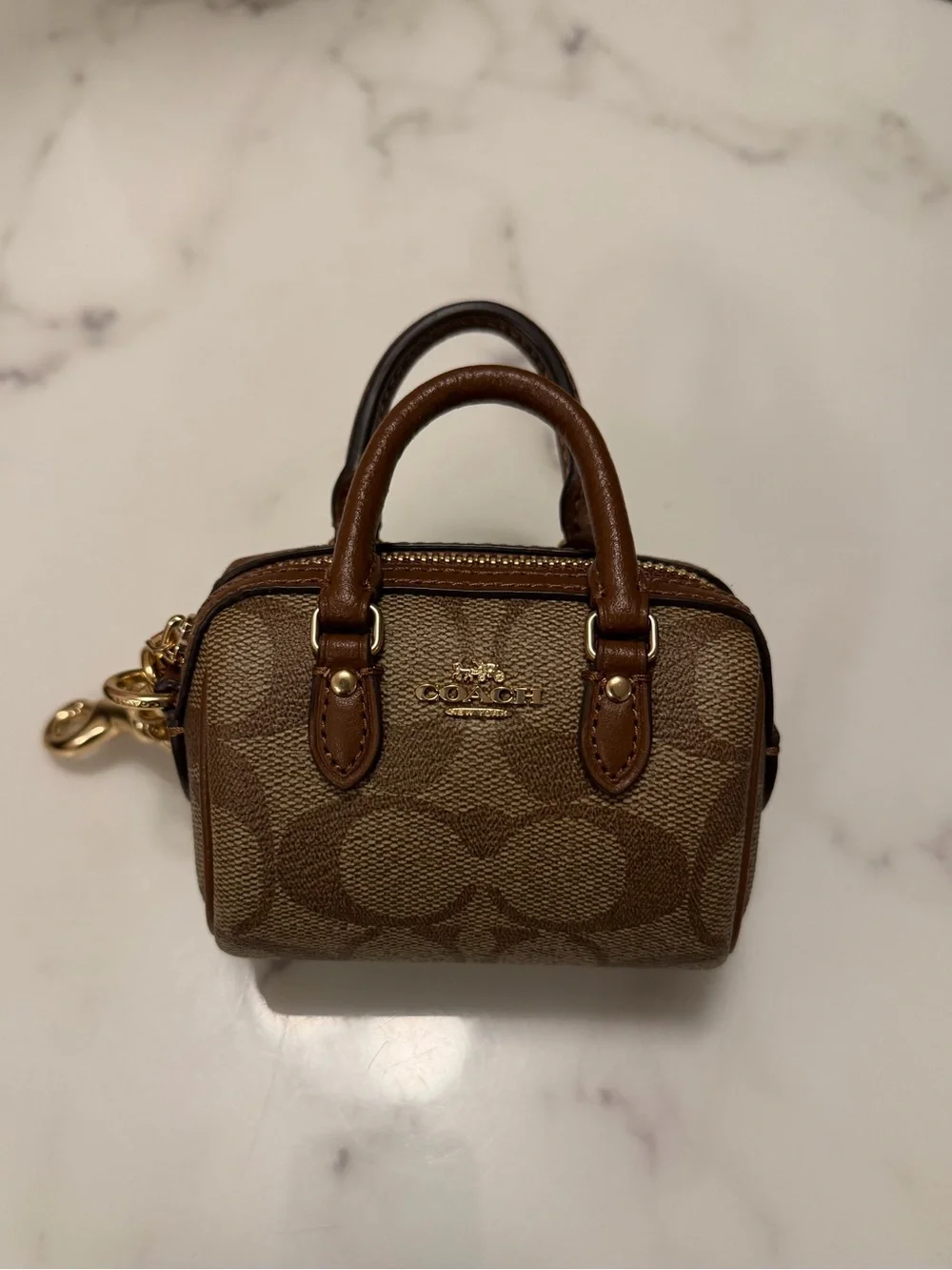 Coach Mini Rowan Bag Charm - Picture 6 of 6